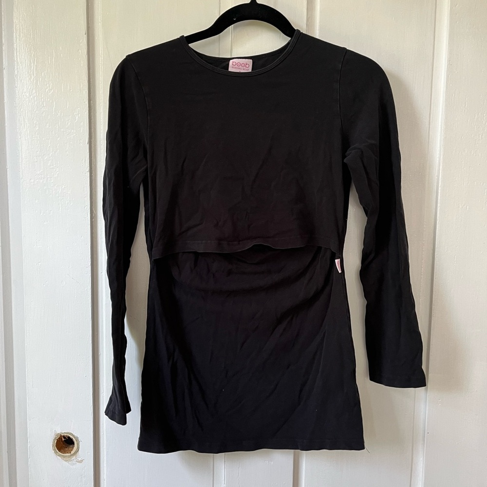 Long sleeve nursing shirt
